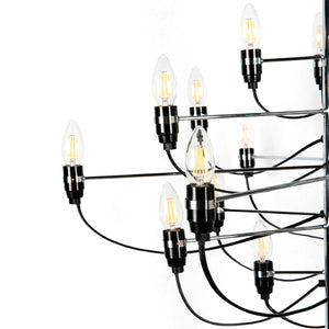 Lámpara colgante de diseño "CROWN" - 30 x E14 - Barcelona Led-Decoración