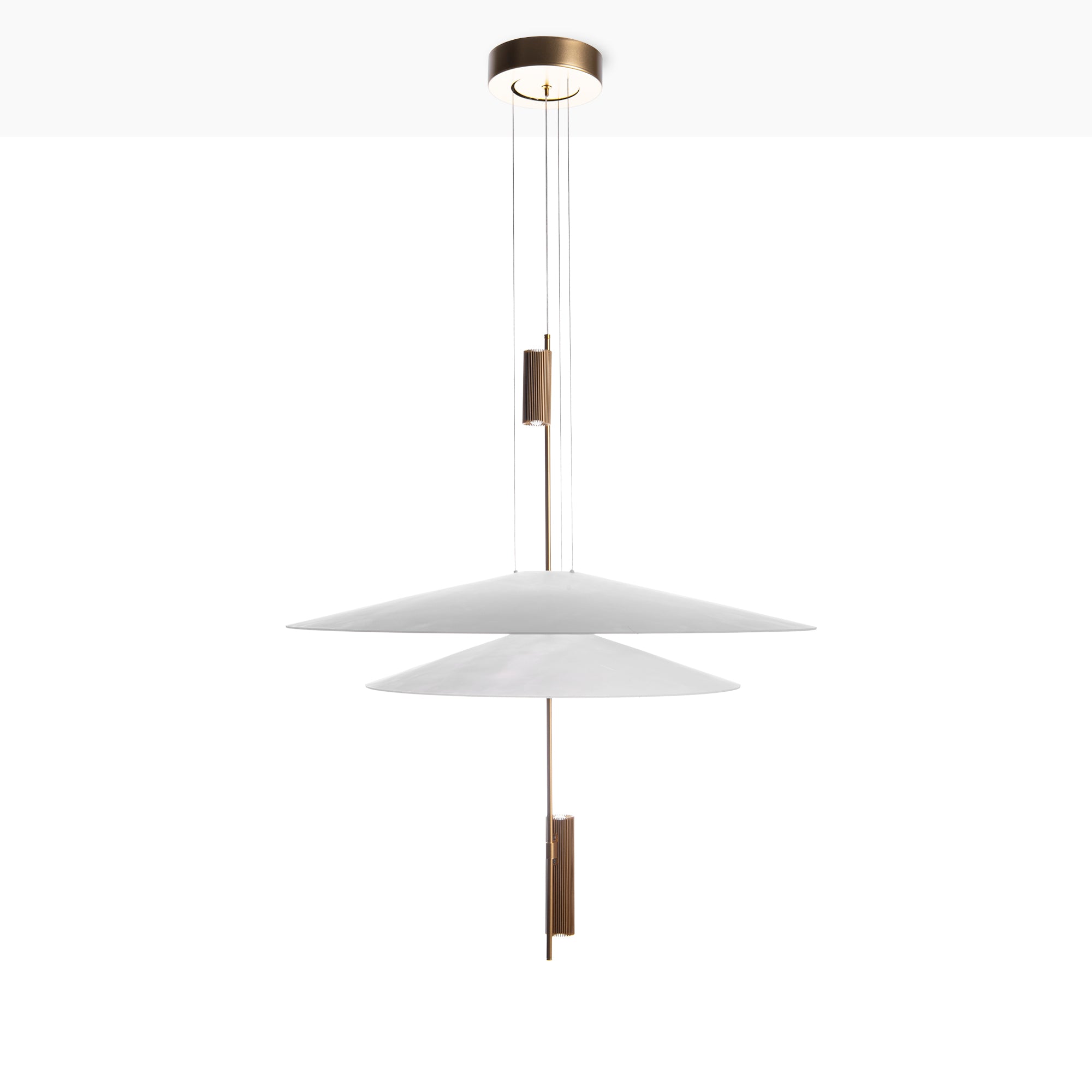 Lámpara colgante de diseño "HERON" - Discos - 15W - 2800K