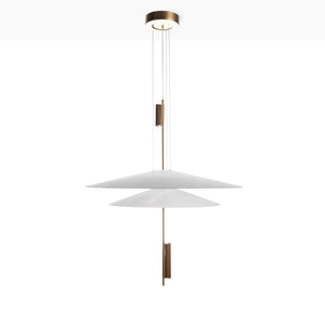 Lámpara colgante de diseño "HERON" - Discos - 15W - 2800K