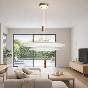 Lámpara colgante de diseño "HERON" - Discos - 15W - 2800K - Barcelona Led-Decoración
