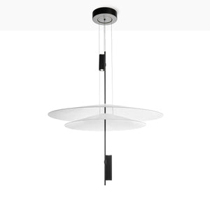 Lámpara colgante de diseño "HERON" - Discos - 15W - 2800K (9)