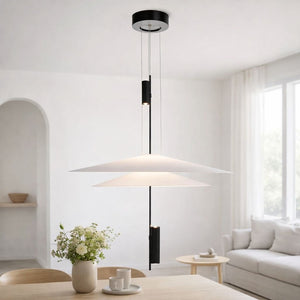 Lámpara colgante de diseño "HERON" - Discos - 15W - 2800K - Barcelona Led-Decoración