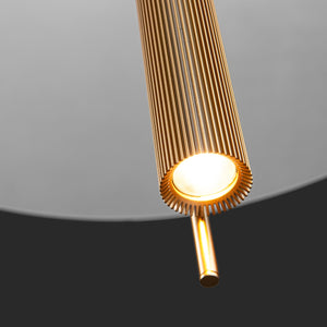 Lámpara colgante de diseño "CRANE" - Discos asimétricos - 15W - 2800K (11)