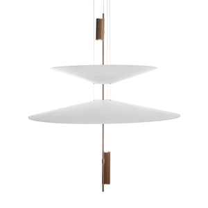 Lámpara colgante de diseño "CRANE" - Discos asimétricos - 15W - 2800K - Barcelona Led-Decoración