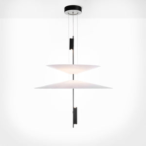 Lámpara colgante de diseño "CRANE" - Discos asimétricos - 15W - 2800K - Barcelona Led-Decoración