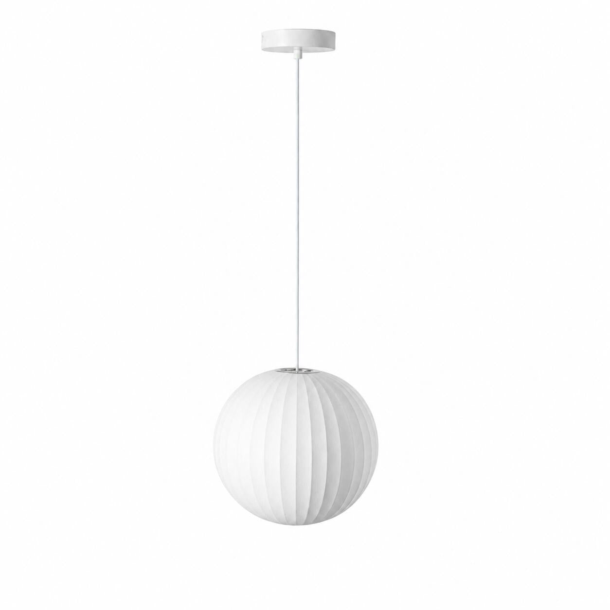 Lámpara colgante de diseño "NUBA 300" - Pantalla de seda - E27 - 30cm (1)