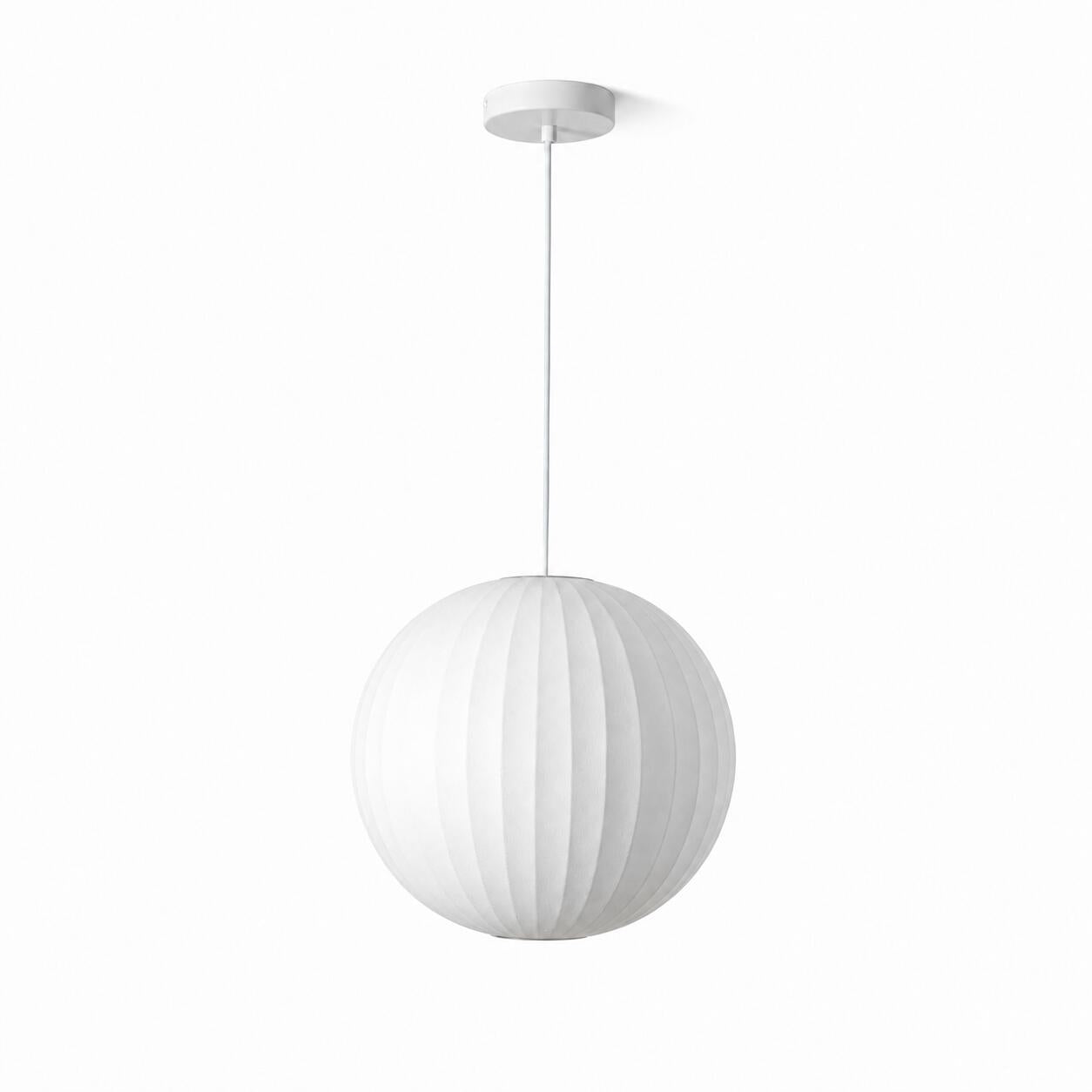 Lámpara colgante de diseño "NUBA 400" - Pantalla de seda - E27 - 40cm (1)