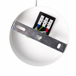Lámpara colgante de diseño "ONDINA 300" - Pantalla de seda - E27 - 30 cm (9)
