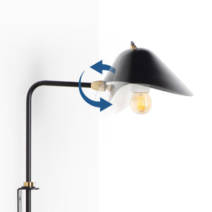 Aplique de pared de diseño con enchufe "Halo Wall" - E27 (7)