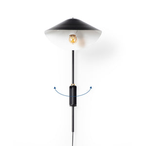 Aplique de pared de diseño con enchufe "Halo Wall" - E27 (6)