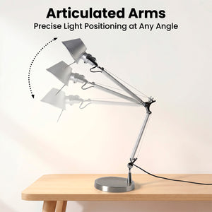 Lámpara de mesa de diseño "ATENEA S" - Brazos articulados - E27 (6)