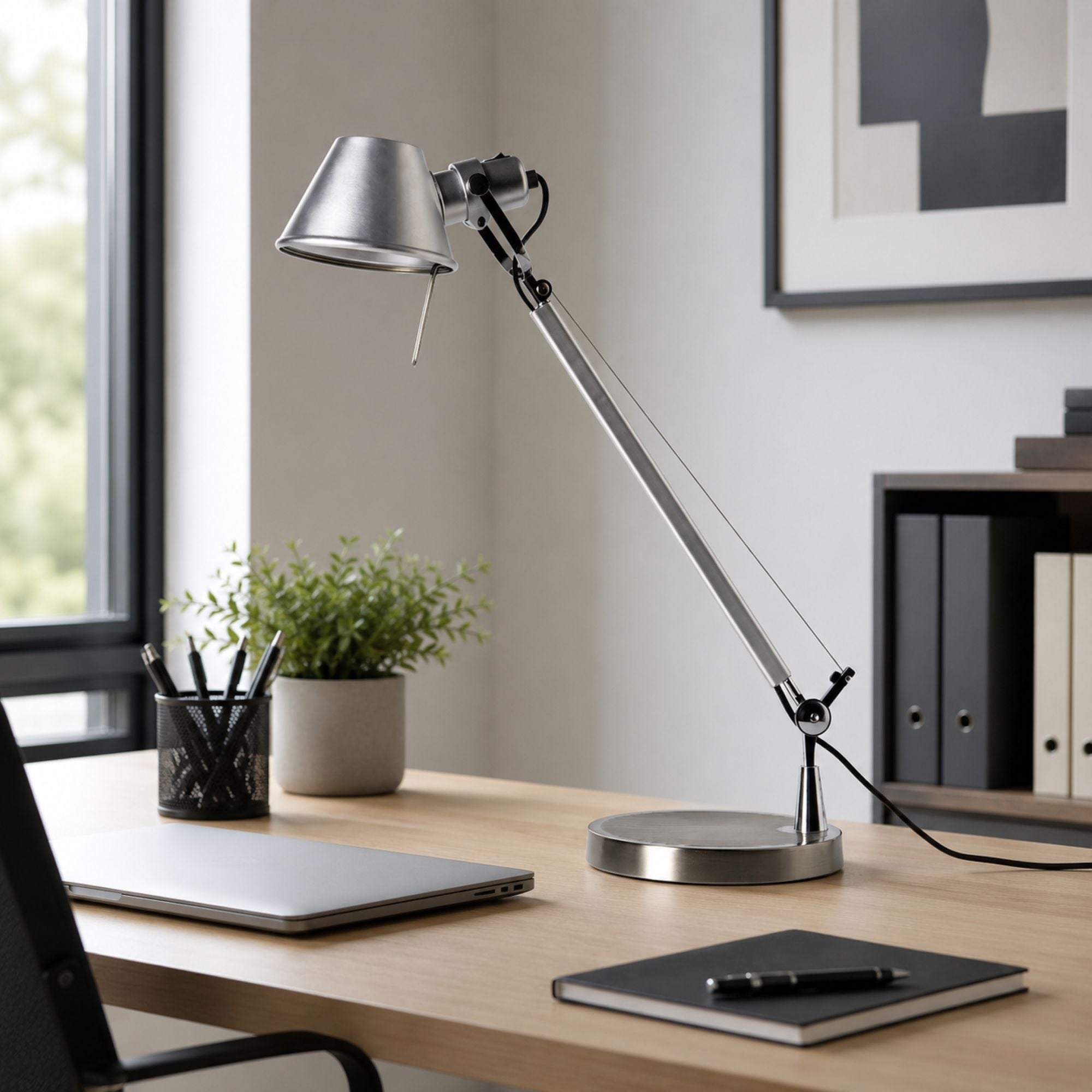 Lámpara de mesa de diseño "ATENEA XL" - Brazo articulado - E27 (1)