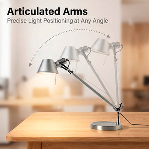Lámpara de mesa de diseño "ATENEA XL" - Brazo articulado - E27 (4)