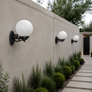 Aplique de pared exterior globo "NAUTA" - E27 - IP44 (4)