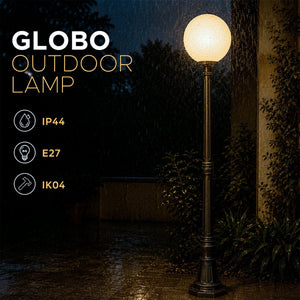 Farola exterior globo "CERES" - E27 - 2,10 m - IP44 - Barcelona Led-Iluminación