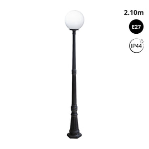 Farola exterior globo "CERES" - E27 - 2,10 m - IP44 (1)