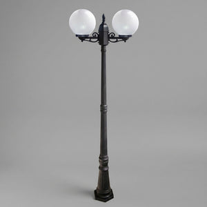 Farola exterior globo "GEMINI" - 2xE27 - 2,20 m - IP44 (4)