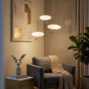 Lámpara colgante de policarbonato "PEBBLES" - 6W - Barcelona Led-Decoración
