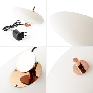 Lampara de mesa de policarbonato "PEBBLES" - Táctil - 6W (11)