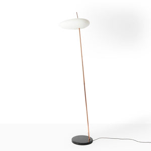 Lámpara de pie de policarbonato "PEBBLES" - Táctil - 12W - Barcelona Led-Decoración