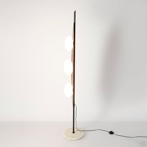 Lámpara de pie "Pacific" - Efecto madera - 3 x G9 - Barcelona Led-Decoración