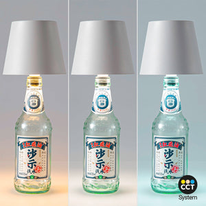 Lámpara para botellas LED CCT portátil - Táctil - Ø105 mm - Barcelona Led-Decoración