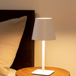 Lámpara de mesa LED CCT portátil - Táctil - Ø100 mm - Barcelona Led-Decoración