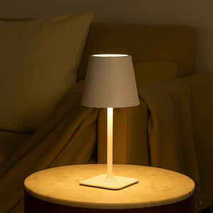 Lámpara de mesa LED CCT portátil - Táctil - Ø100 mm - Barcelona Led-Decoración