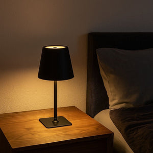 Lámpara de mesa LED CCT portátil - Táctil - Ø100 mm - Barcelona Led-Decoración