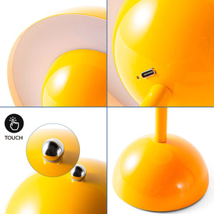 Lámpara de mesa LED CCT portátil - Táctil - Ø160 mm (8)