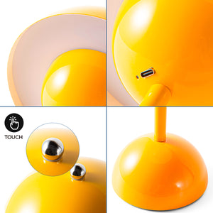 Lámpara de mesa LED CCT portátil - Táctil - Ø160 mm (8)