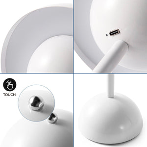 Lámpara de mesa LED CCT portátil - Táctil - Ø160 mm (15)