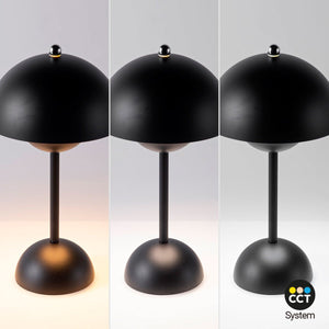 Lámpara de mesa LED CCT portátil - Táctil - Ø160 mm (28)