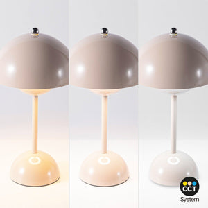 Lámpara de mesa LED CCT portátil - Táctil - Ø160 mm (21)