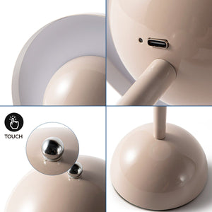 Lámpara de mesa LED CCT portátil - Táctil - Ø160 mm (22)