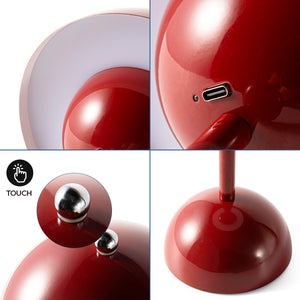 Lámpara de mesa LED CCT portátil - Táctil - Ø160 mm (37)