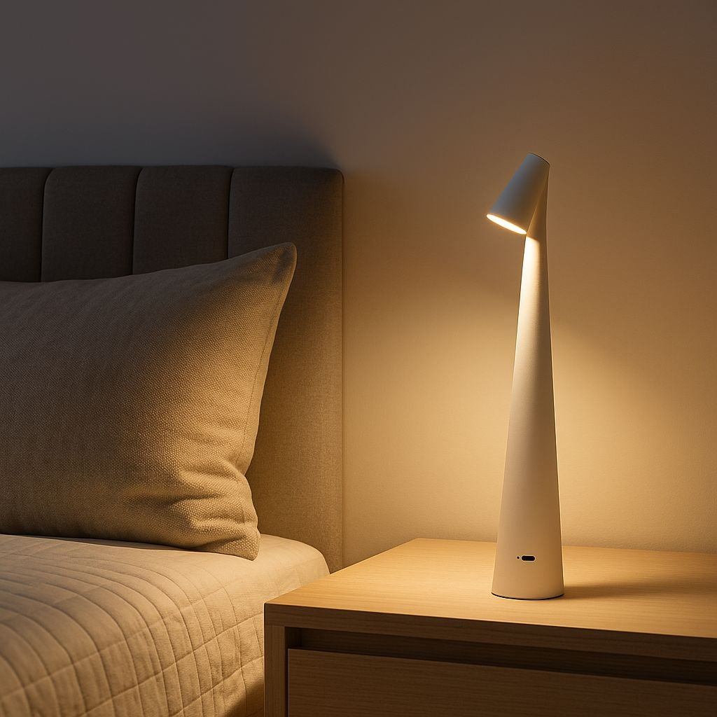 Lámpara de mesa LED portátil - Táctil - 3000K