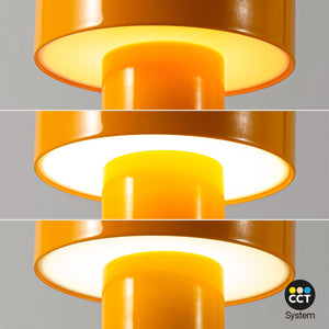 Lámpara de mesa LED CCT portátil - Táctil - Ø125 mm - Barcelona Led-Decoración