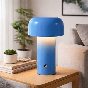 Lámpara de mesa LED CCT portátil - Táctil - Ø125 mm - Barcelona Led-Decoración