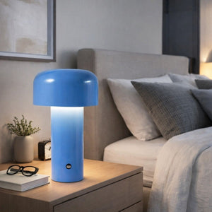 Lámpara de mesa LED CCT portátil - Táctil - Ø125 mm - Barcelona Led-Decoración