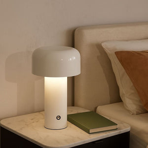 Lámpara de mesa LED CCT portátil - Táctil - Ø125 mm - Barcelona Led-Decoración