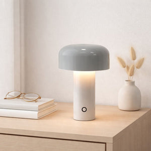 Lámpara de mesa LED CCT portátil - Táctil - Ø125 mm - Barcelona Led-Decoración