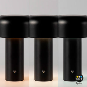 Lámpara de mesa LED CCT portátil - Táctil - Ø125 mm (40)