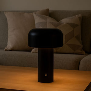 Lámpara de mesa LED CCT portátil - Táctil - Ø125 mm - Barcelona Led-Decoración
