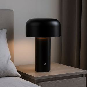 Lámpara de mesa LED CCT portátil - Táctil - Ø125 mm - Barcelona Led-Decoración