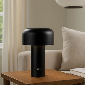 Lámpara de mesa LED CCT portátil - Táctil - Ø125 mm - Barcelona Led-Decoración