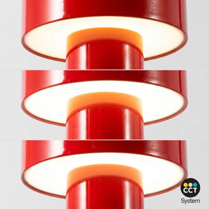 Lámpara de mesa LED CCT portátil - Táctil - Ø125 mm - Barcelona Led-Decoración