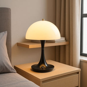 Lámpara de mesa LED CCT portátil - Táctil - Semiesférica (28)