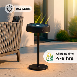 Lámpara de mesa solar LED CCT - Táctil - Recargable - Portátil (6)