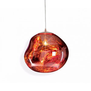 Lámpara colgante cristal de diseño "Abril" - Ø 28cm (9)